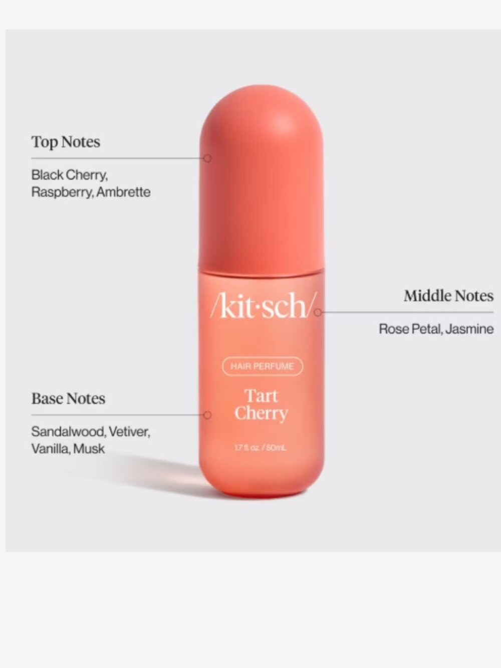 Kitsch Hair Perfume Fragrance Spray in Tart Cherry Scent - Picture 2 of 3